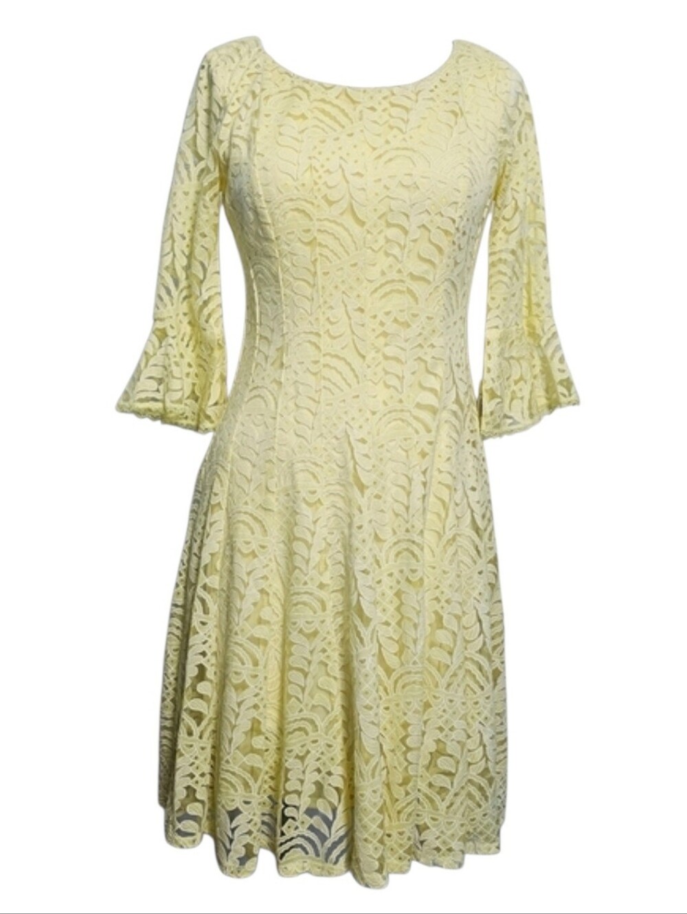 Anthropologie Rabbit Rabbit Rabbit Lace Fit & Flare Overlay Cottagecore Dress S
